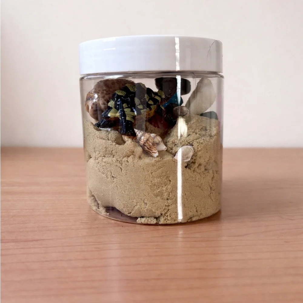 Ocean Themed Kinetic‎ Sand Jar